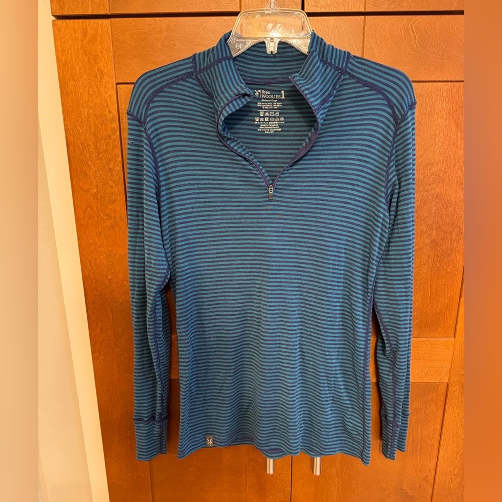 Ibex 1/4 Zip Base Layer. Woolies I - image 1